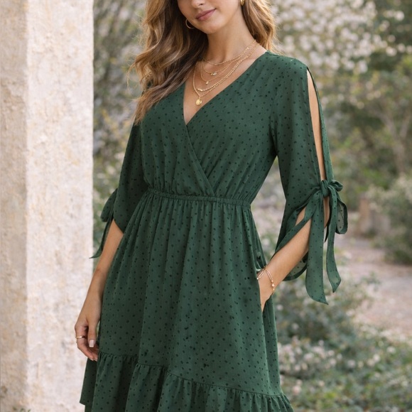 Wishlist Dresses & Skirts - Wishlist Deep Green Mini Dress